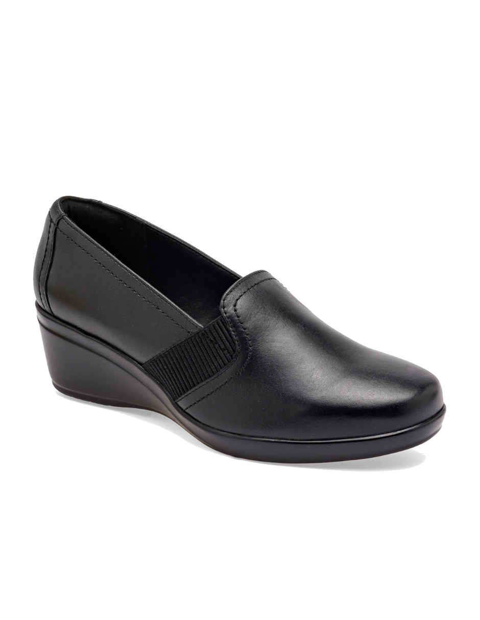 ZAPATO MUJER FLEXI DE PIEL COLOR NEGRO