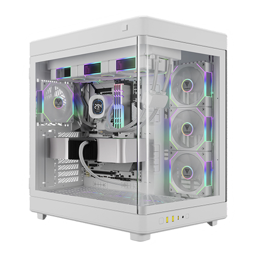 GABINETE GAMDIAS NESO P1 PRO BLANCO E-ATX ARGB S/FUENTE CRISTAL GABINETE GD-NESO P1 PRO WW