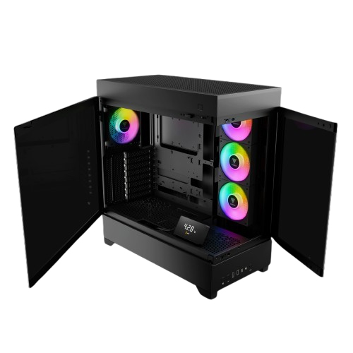 GABINETE GAMDIAS ATLAS P1 NEGRO ATX ARGB S/FUENTE CRISTAL GD-ATLAS P1