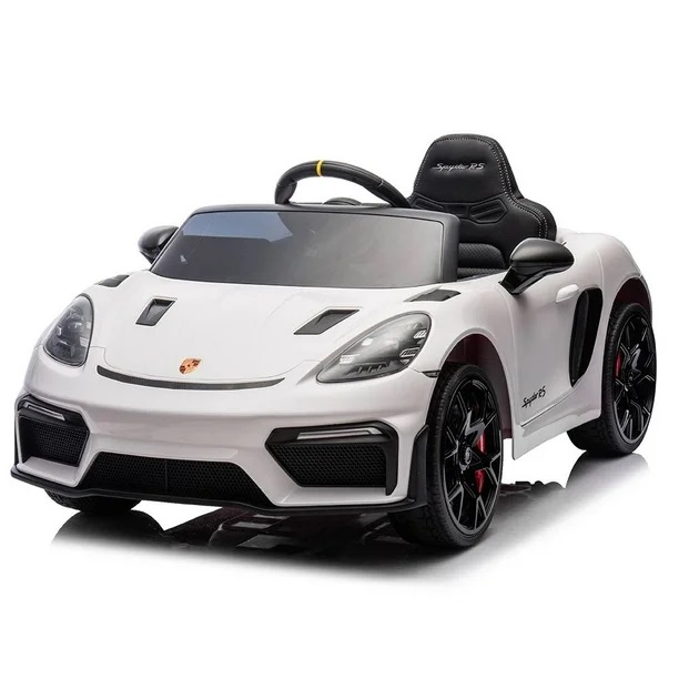 Montable Coche Eléctrico Injusa Porsche Spyder 718 RS Blanco