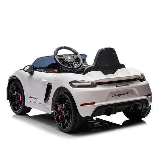 Montable Coche Eléctrico Injusa Porsche Spyder 718 RS Blanco