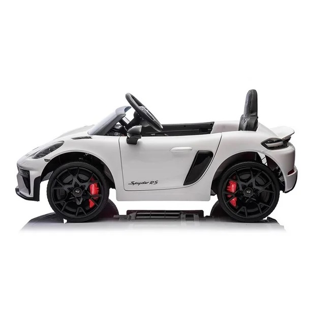 Montable Coche Eléctrico Injusa Porsche Spyder 718 RS Blanco