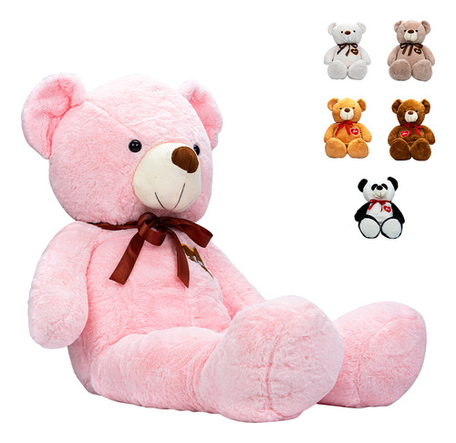 Oso De Peluche Teddy Grande Abrazable Corazón 1 Metro