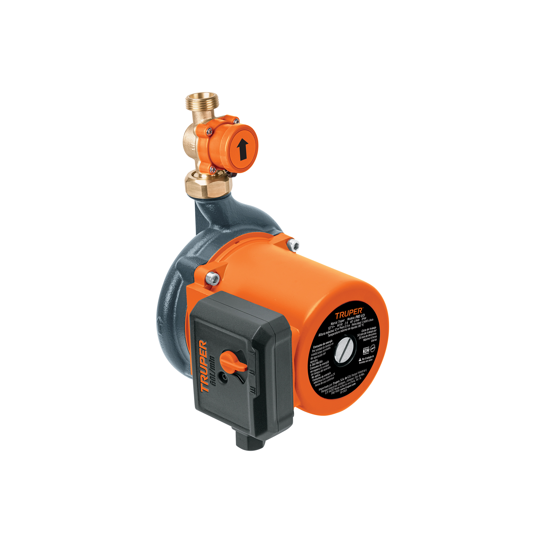 Bomba presurizadora 1/3 HP, con sensor regulable, TRUPER