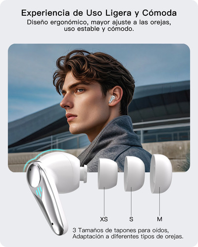 Audifonos Bt 5.4 Anc Auriculares 2.4g Gamer 1ms Baja Retraso