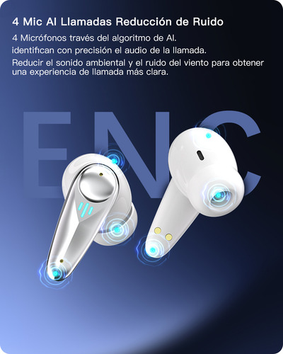 Audifonos Bt 5.4 Anc Auriculares 2.4g Gamer 1ms Baja Retraso