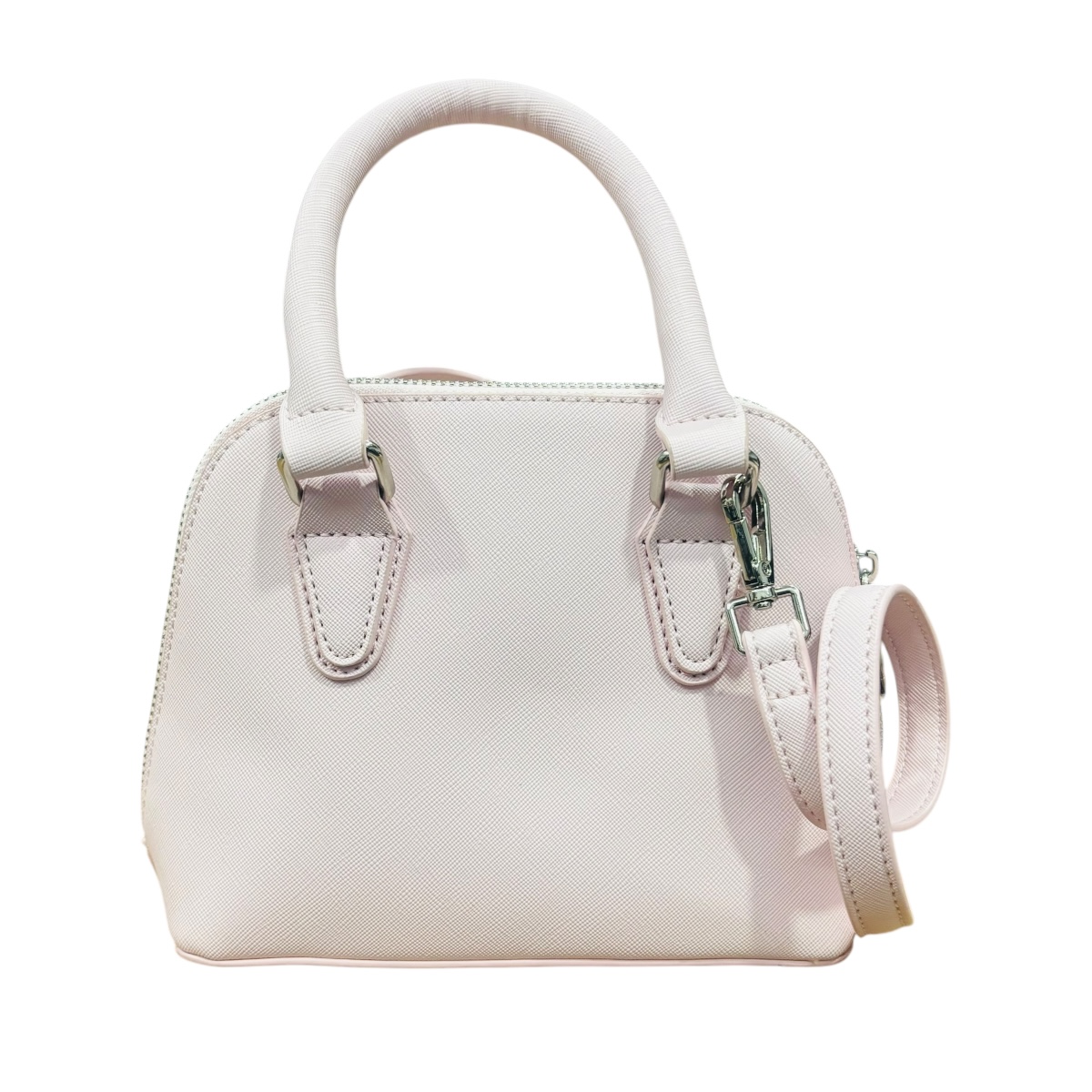 Bolsa Mini Crossbody Steve Madden color Rosa de nylon con asa fija ajustable