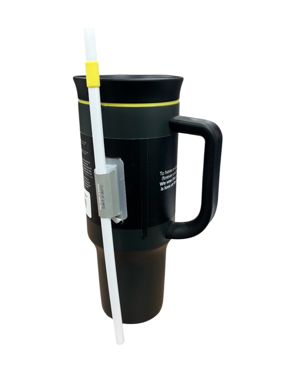 Termo de acero inoxidable Owala color negro de 40 oz 1.2 L