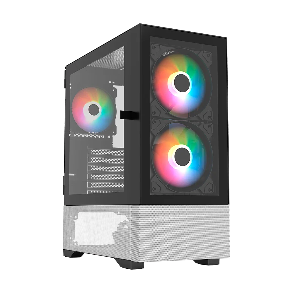 Gabinete Gamer Media Torre Nitrox Crystal 5500CBW Legend Series.