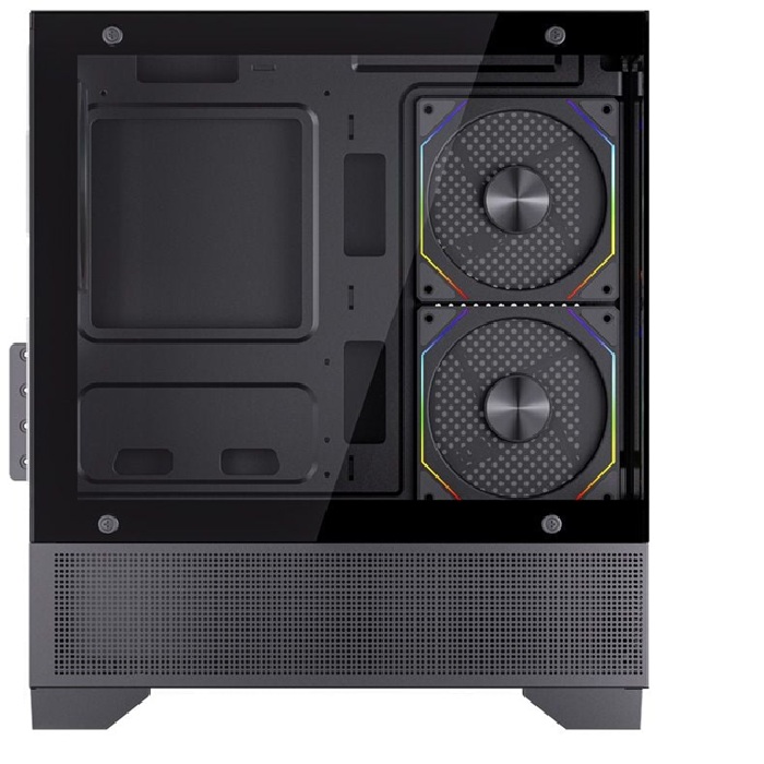 Gabinete Balam Rush Tank Perform 3200, Mini-Tower, Micro-ATX/Mini-ITX, USB 2.0, sin Fuente, 3 Ventiladores Instalados, Negro