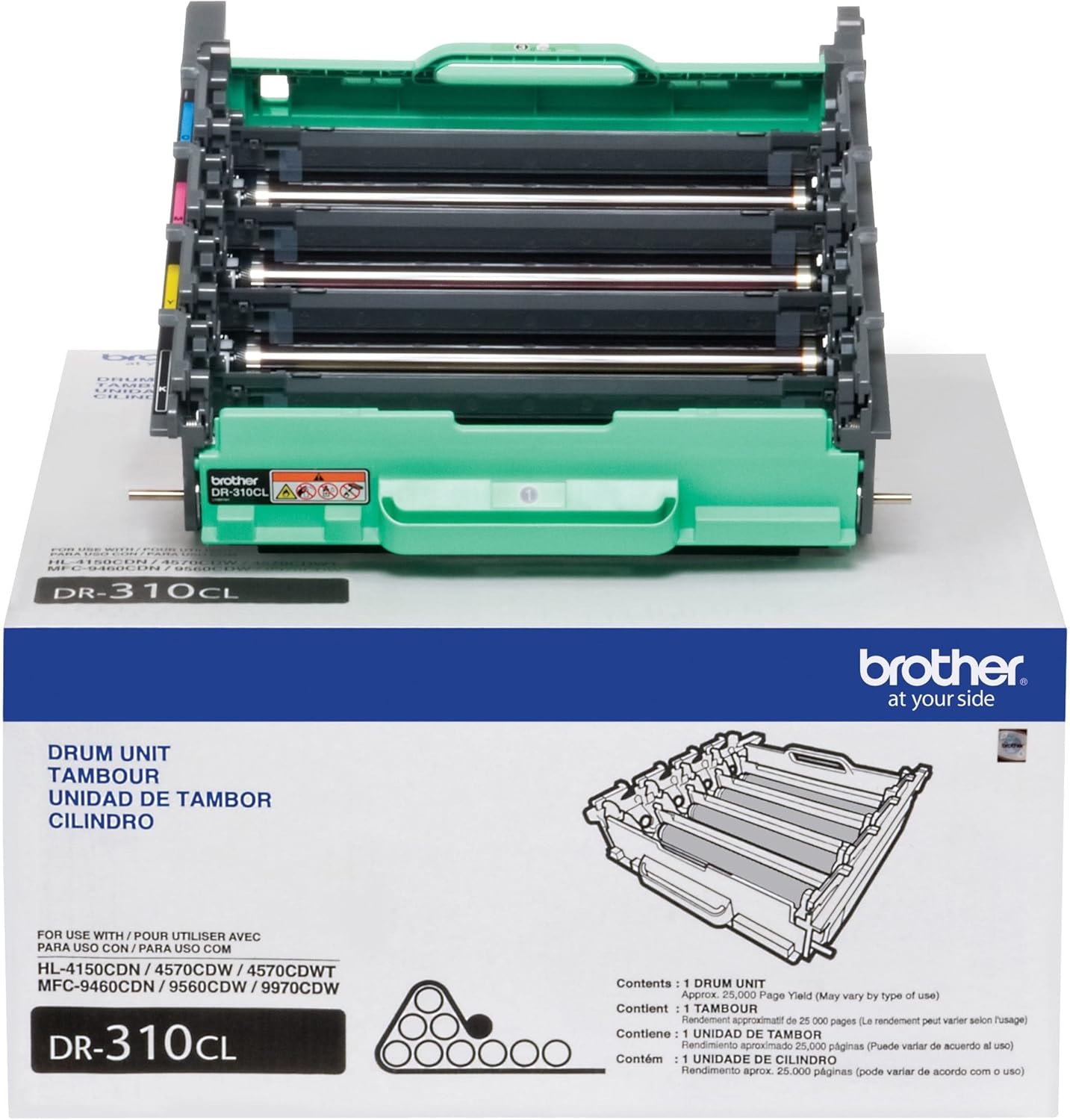 TAMBOR BROTHER DR310CL NEGRO 25000 PAGINAS MFC-9460CDN, MFC-9560CDW,MFC-9970CDW
