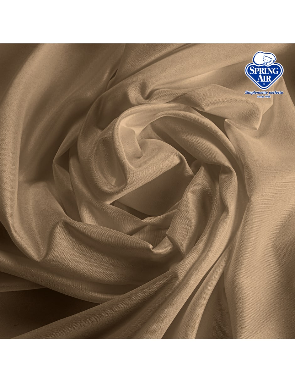 Juego de Sábanas King Size Spring Air Essence  Caqui 100% Microfibra