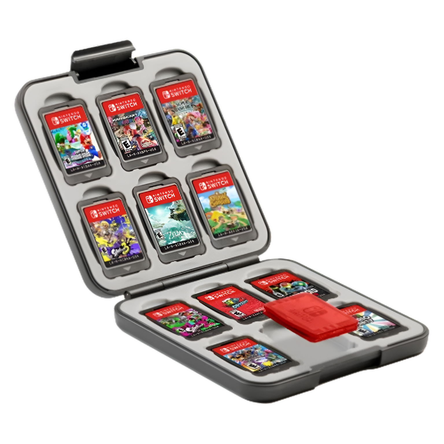 Estuche Porta Juegos Para Nintendo Switch Super Mario