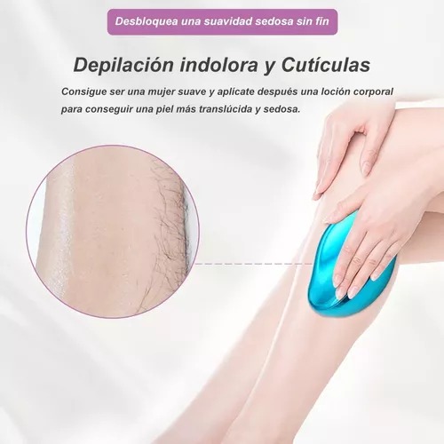 Depiladora Piedra Cristal Exfoliante Sin Dolor Reutilizable