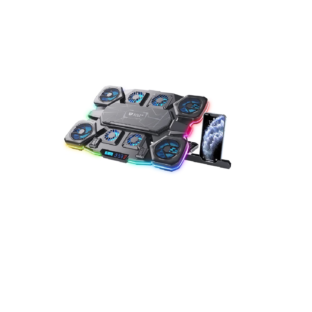 Base Enfriadora Para Laptop 17″ / Balam Rush Eolox Cryotech EF780 ABS / 8 Ventiladores 70mm / 2 Puertos USB