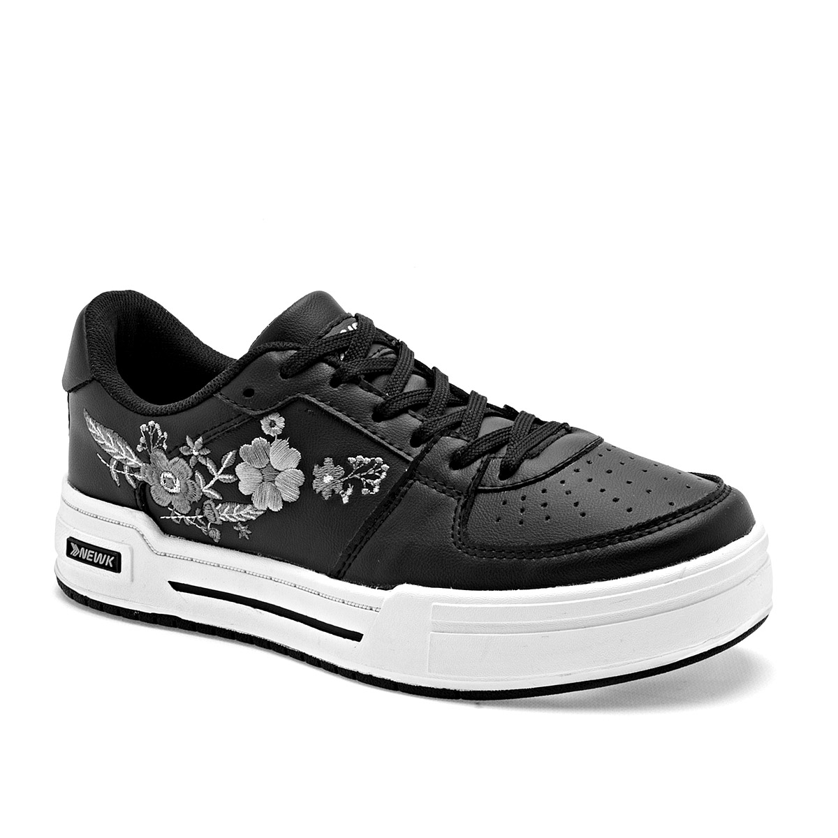 NEWK BX9401 MUJER TENIS CASUAL COLOR NEGRO GRIS