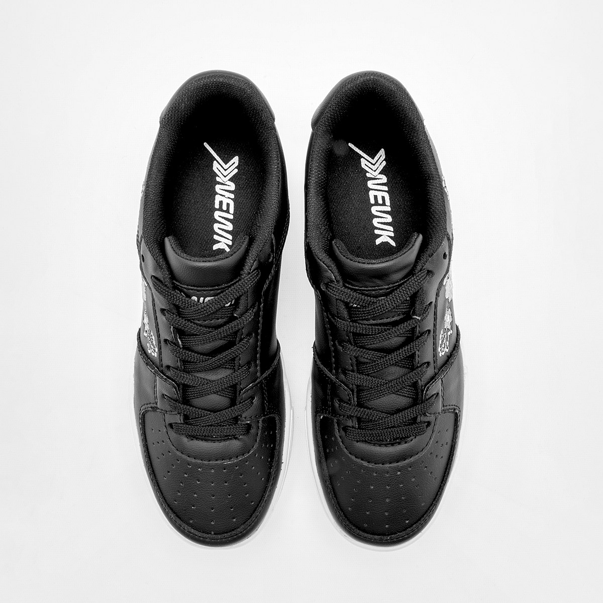 NEWK BX9401 MUJER TENIS CASUAL COLOR NEGRO GRIS