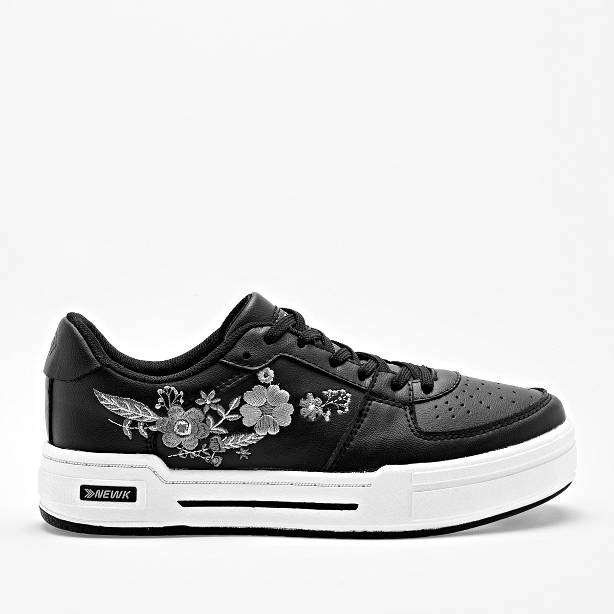 NEWK BX9401 MUJER TENIS CASUAL COLOR NEGRO GRIS