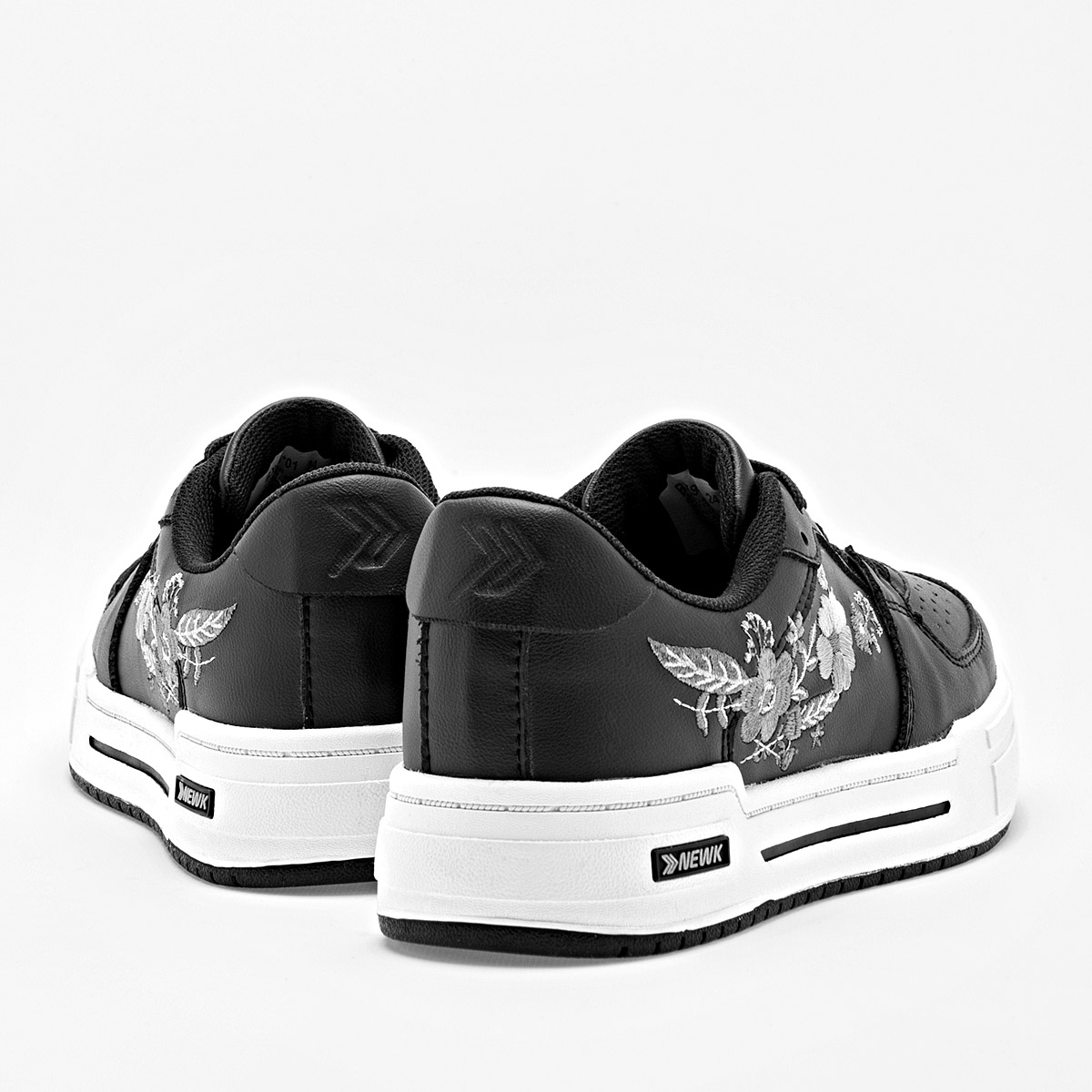 NEWK BX9401 MUJER TENIS CASUAL COLOR NEGRO GRIS