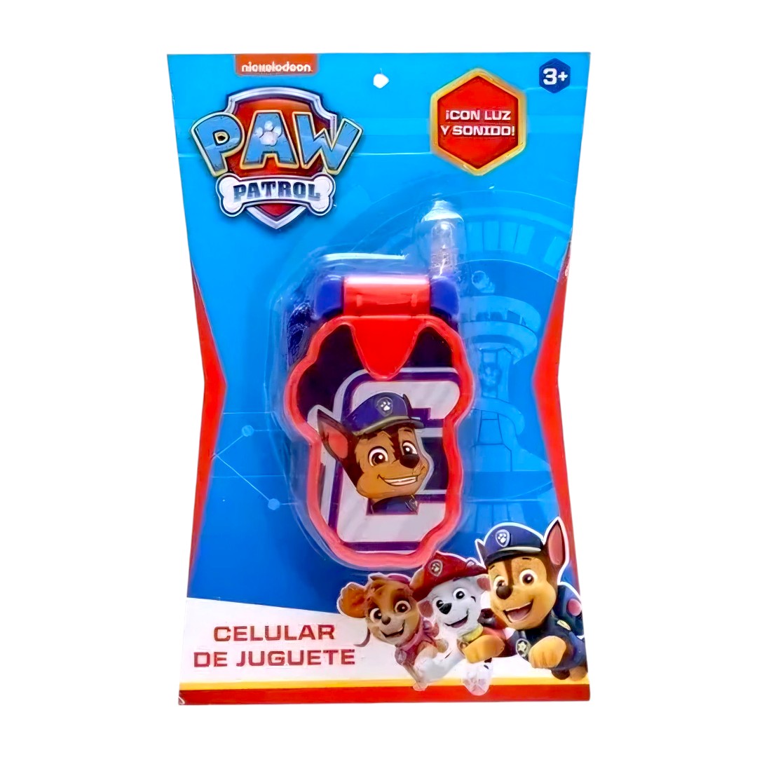 6 Telefono Sonido Paw Patrol Niño Juguete Mayoreo T372332