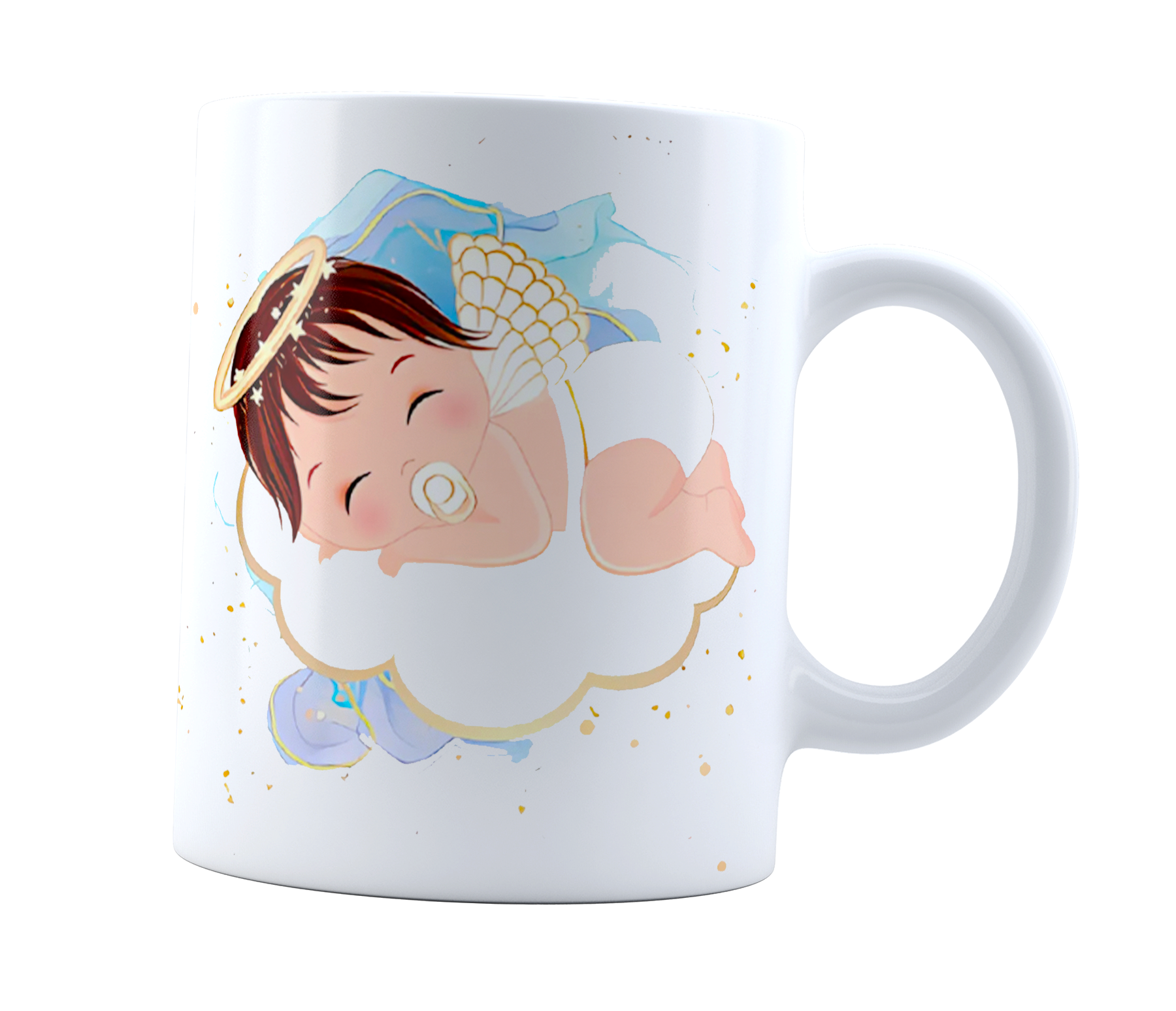 Taza Principe ¿Quiéren ser mis padrinos? | Frase de bautizo | Cerámica Blanca 11 oz | Para Café o té
