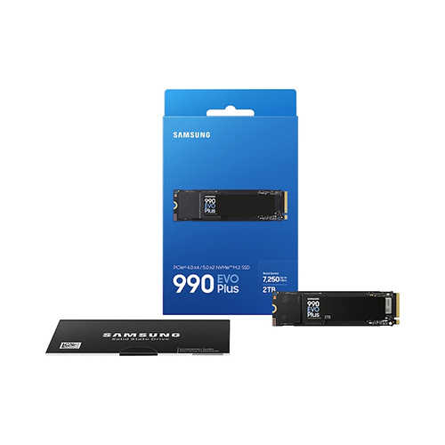 SSD SAMSUNG 990 EVO PLUS 2TB NEGRO M.2 PCIE 4.0/5.0 2280 NVME MZ-V9S2T0B/AM