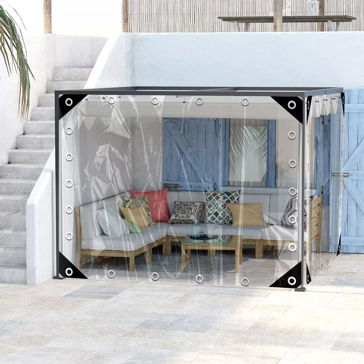 Lonas Impermeable Y Transparente De Pvc Alta Calidad 2*3m