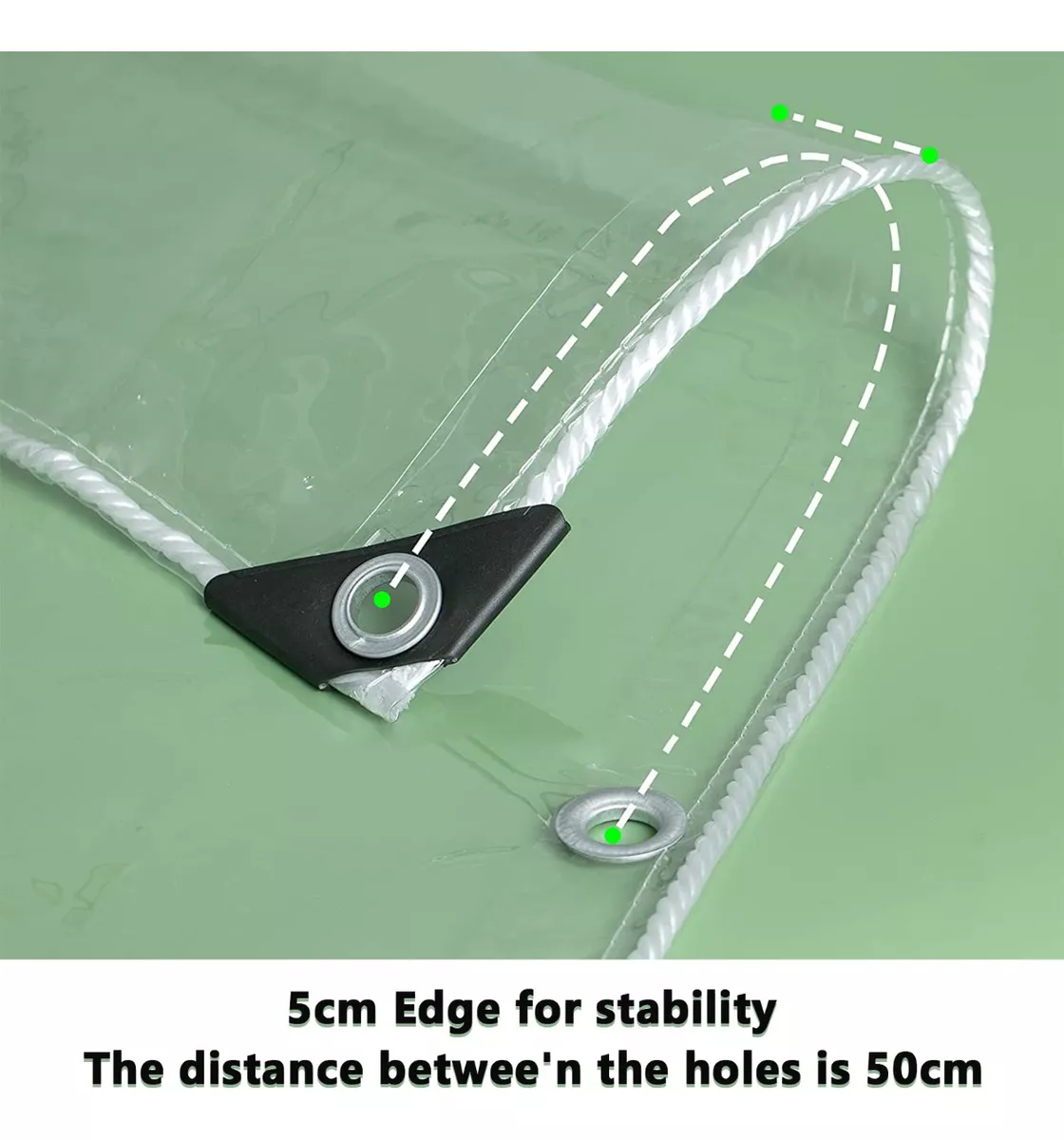 Lonas Impermeable Y Transparente De Pvc Alta Calidad 2*3m