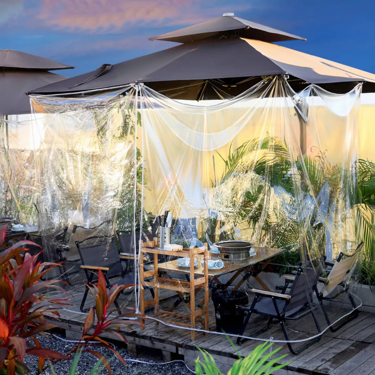 Lonas Impermeable Y Transparente De Pvc Alta Calidad 2*3m