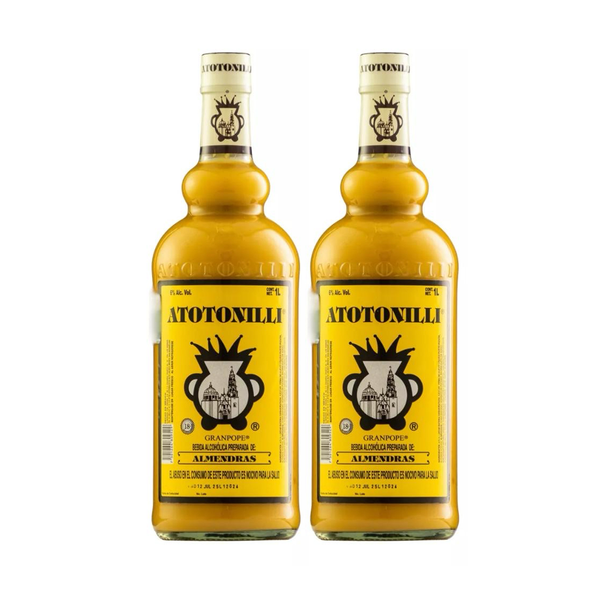Duo Pack Rompope Atotonilli Almendra 1000 Ml