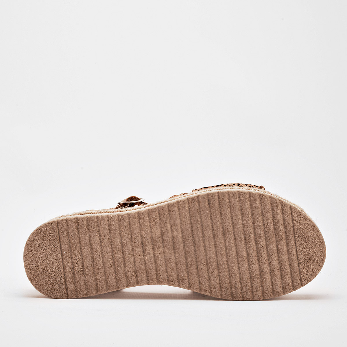 SANDALIA PLATAFORMA 5 CM PIEL MUJER MORA TIERRA ODA CAMEL MULTICOLOR 
