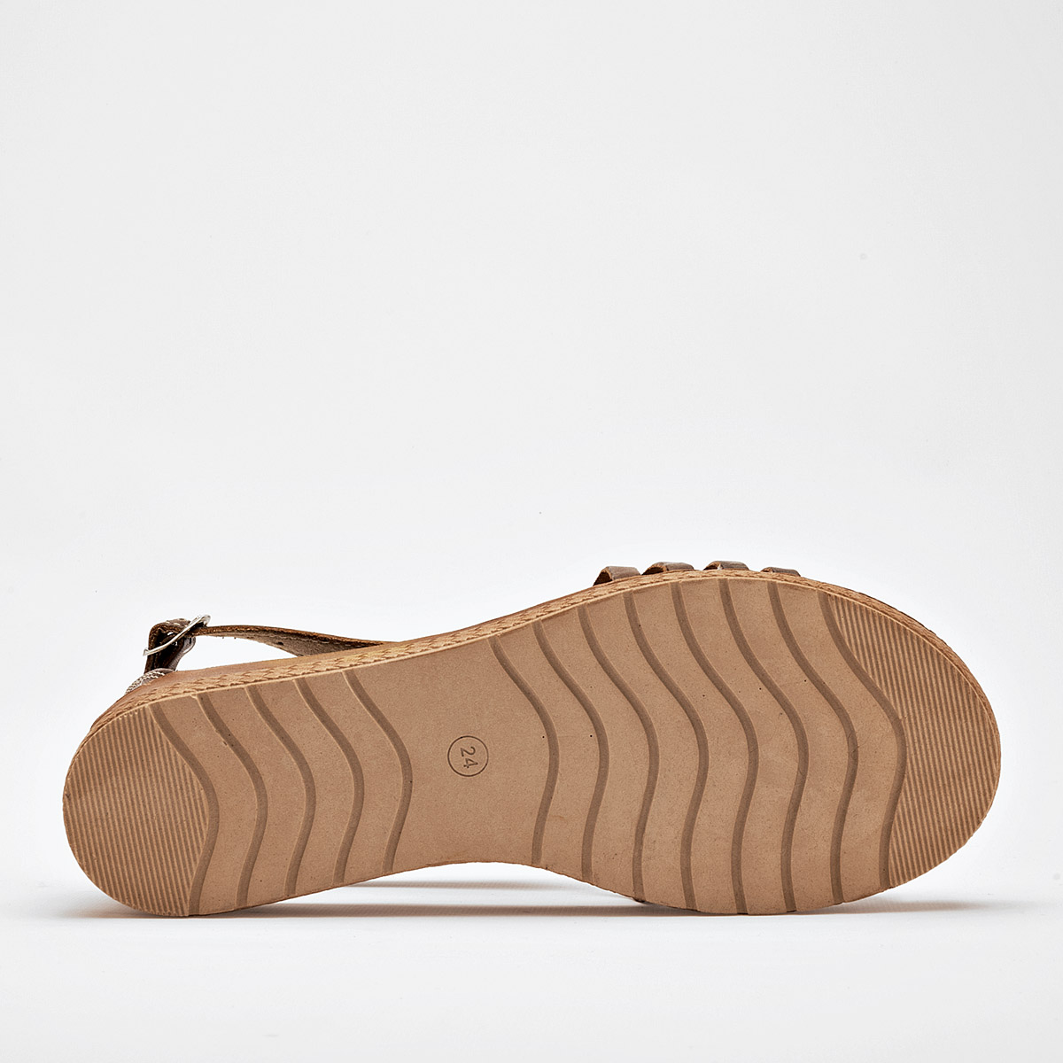 SANDALIA PLATAFORMA 4 CM PIEL MUJER MORA TIERRA MALENA CAFE