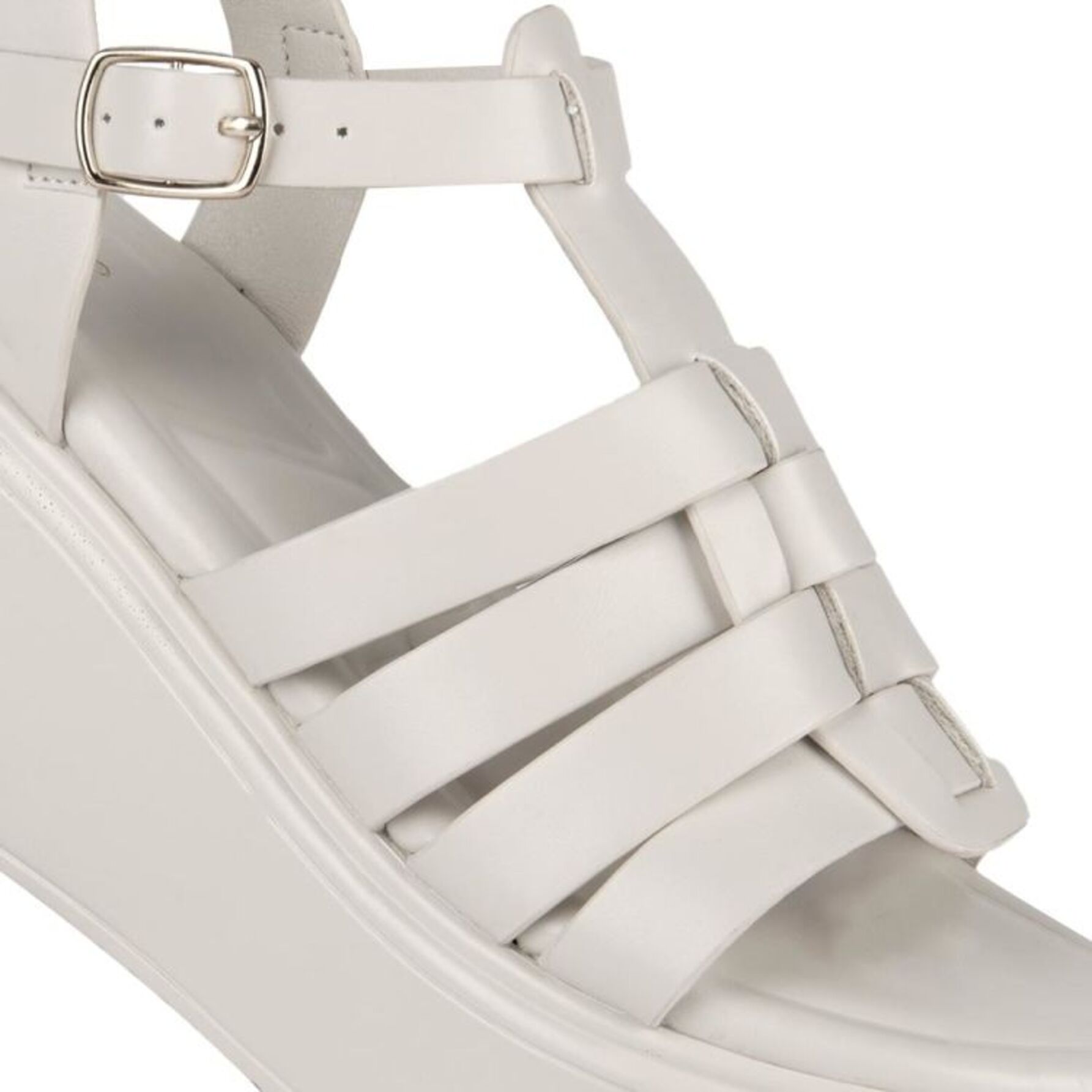 Kit de 2 pares de sandalias para mujer, con acabado napa y tacón medio, marca Vi Line, colores negro y blanco, mod. 1191760