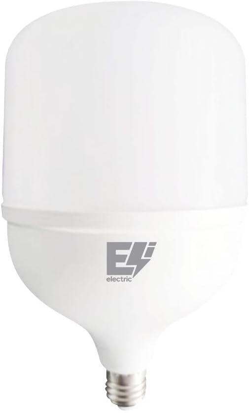 ELECTRI Foco LED Tipo T120 40W Modelo FT120-4065, Luz Blanca Fría 6500K, 3200 Lúmenes, Iluminación Potente y Eficiente