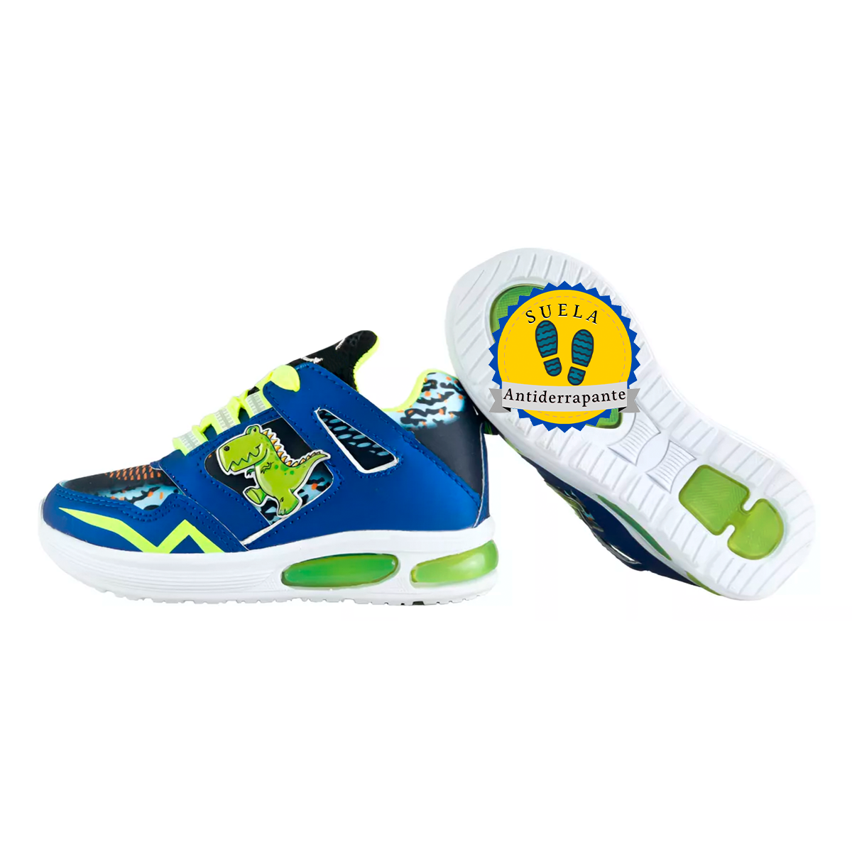 Tenis Deportivo Niño Dinosaurio Rex Arco Ortopédico 453-RAN