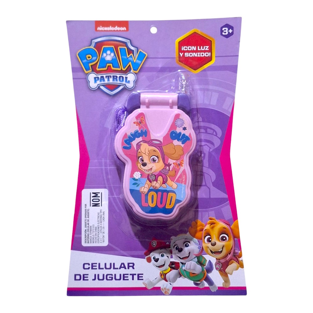 6 Telefono Sonido Paw Sky Niña Juguete Mayoreo T372333