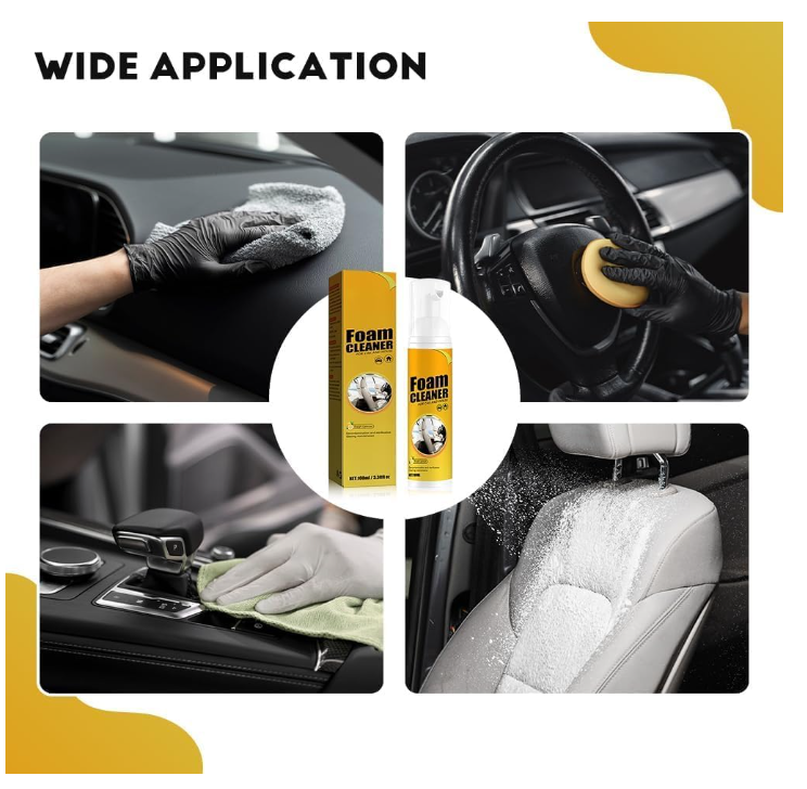 Foam Clean Limpiador De Espuma Para Carro Mueble, Limpiador Coche, espuma limpiadora