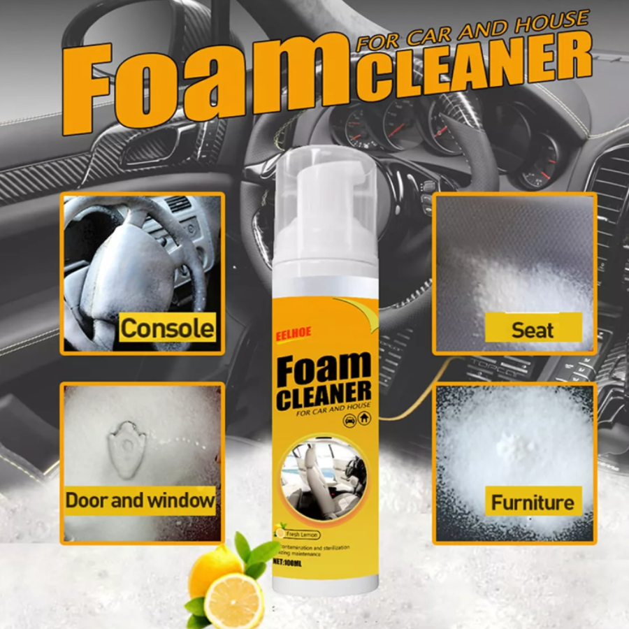 Foam Clean Limpiador De Espuma Para Carro Mueble, Limpiador Coche, espuma limpiadora