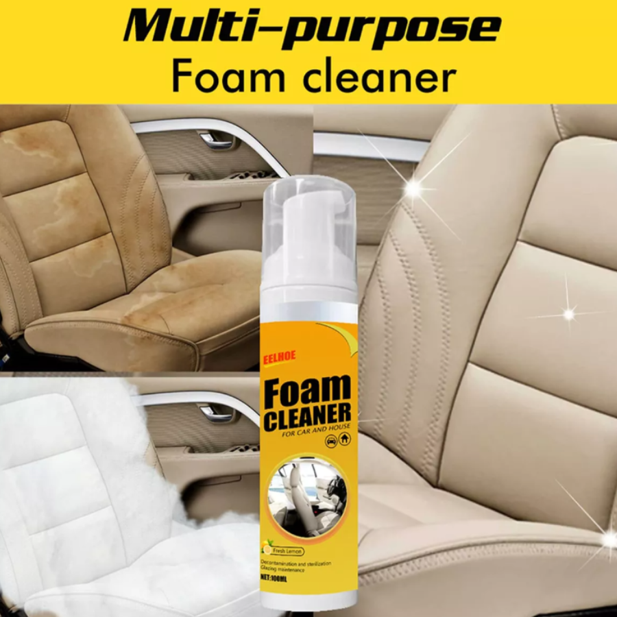 Foam Clean Limpiador De Espuma Para Carro Mueble, Limpiador Coche, espuma limpiadora