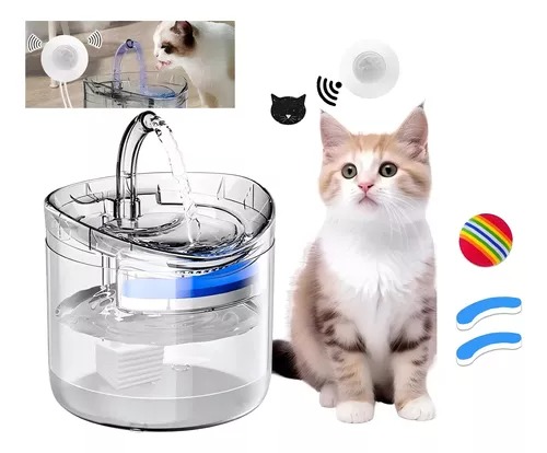 Bebedero Auto Fuente Para Perros Y Gatos Con Inducción De 2l