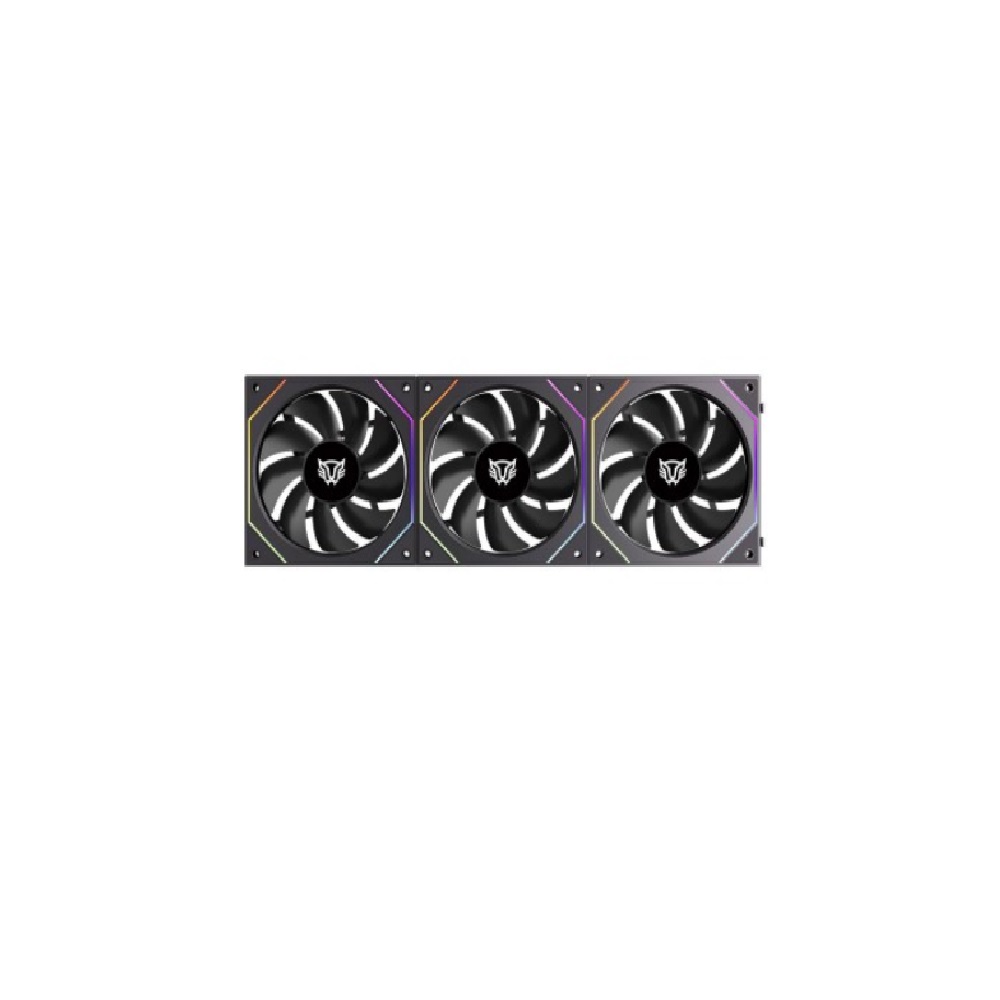 Kit 3 Ventiladores 120mm EOLOX LINK EXL95 Balam Rush Legend Series, ARGB, 800-1800 RPM, 47.2 CFM, Negro