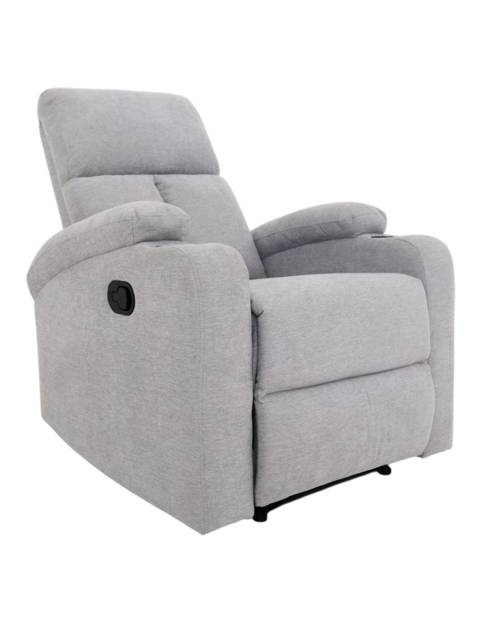Sillón Reclinable Easy Living Mezzo Gris Claro