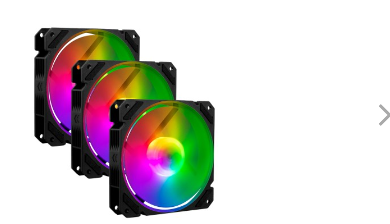 Ventilador Balam Rush Eolox Blaze EX70K ARGB, 120mm, 1200RPM, Negro - 3 Piezas, Incluye HUB/Control
