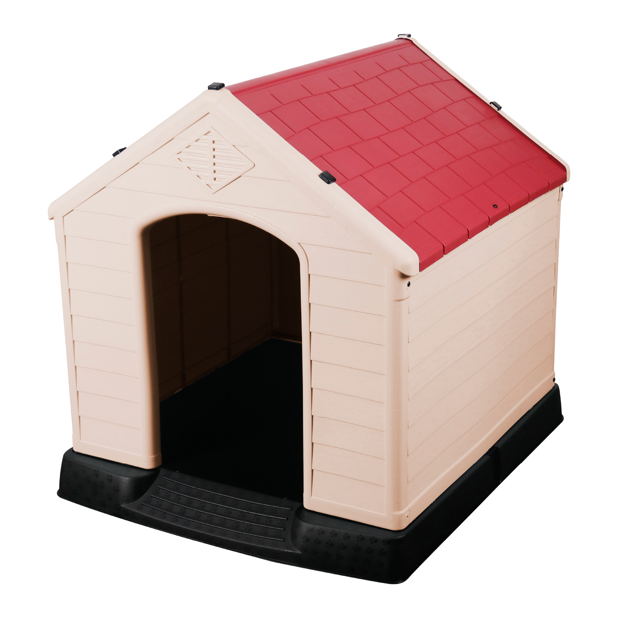 Casa Para Mascota Grande Poli Pets Berlín Roja 