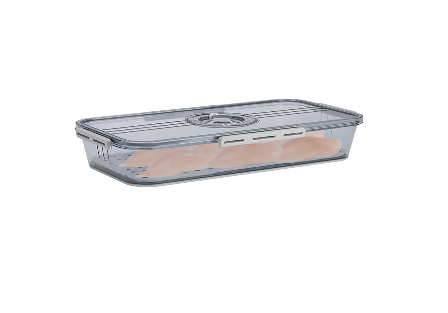 Recipiente Chico De Alimentos Para Refrigerador Con Tapa