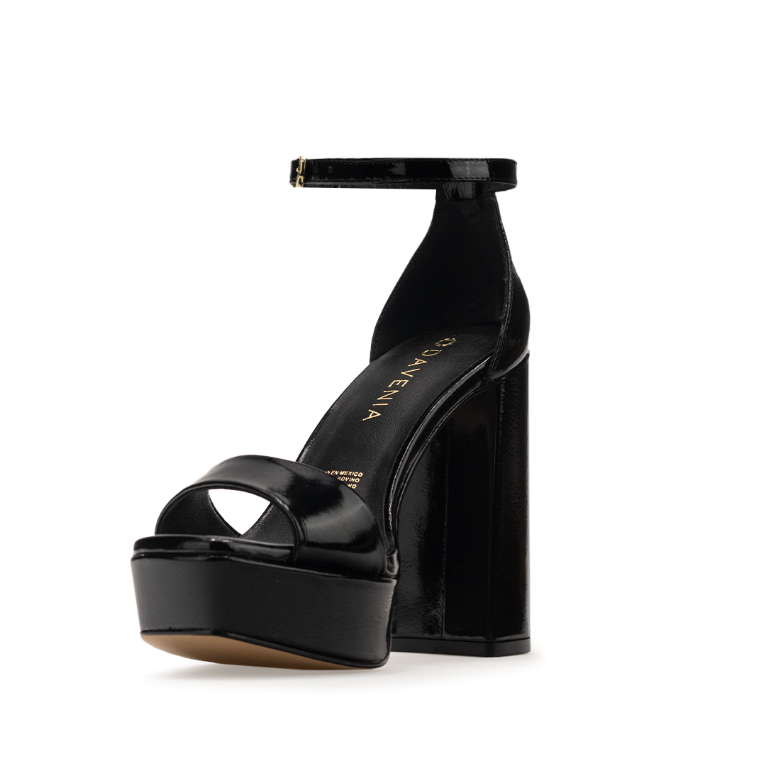 Zapatillas De Tacón Davenia De Piel Para Mujer Mod. Ava
