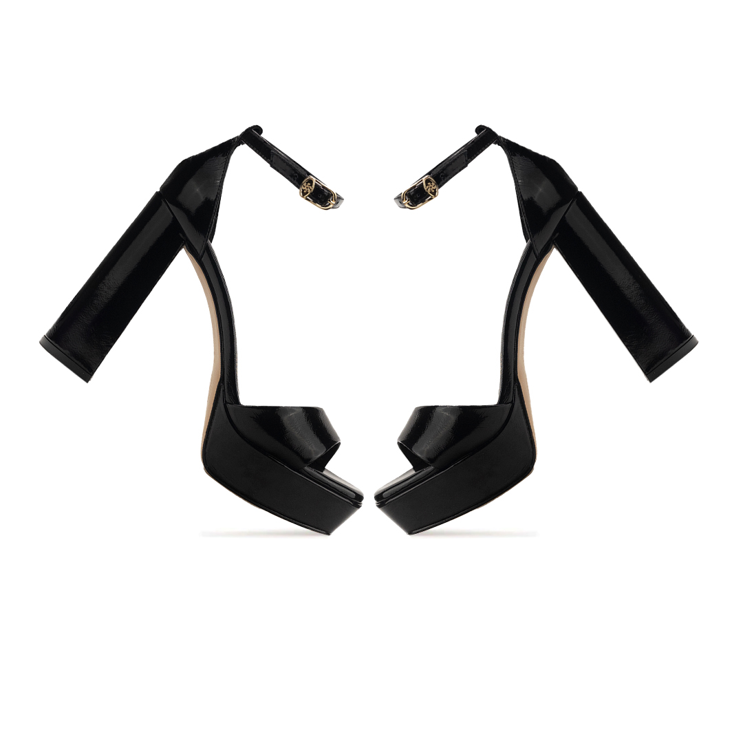 Zapatillas De Tacón Davenia De Piel Para Mujer Mod. Ava