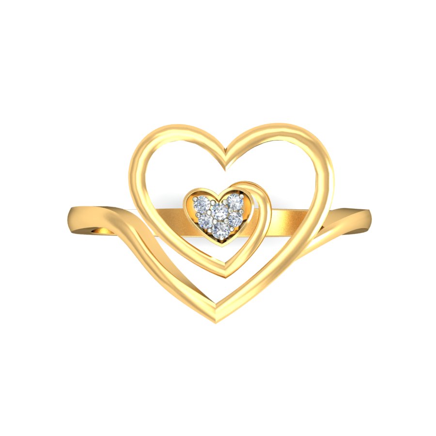 Anillo Corazón Eterno Joyería M de León Oro 10K