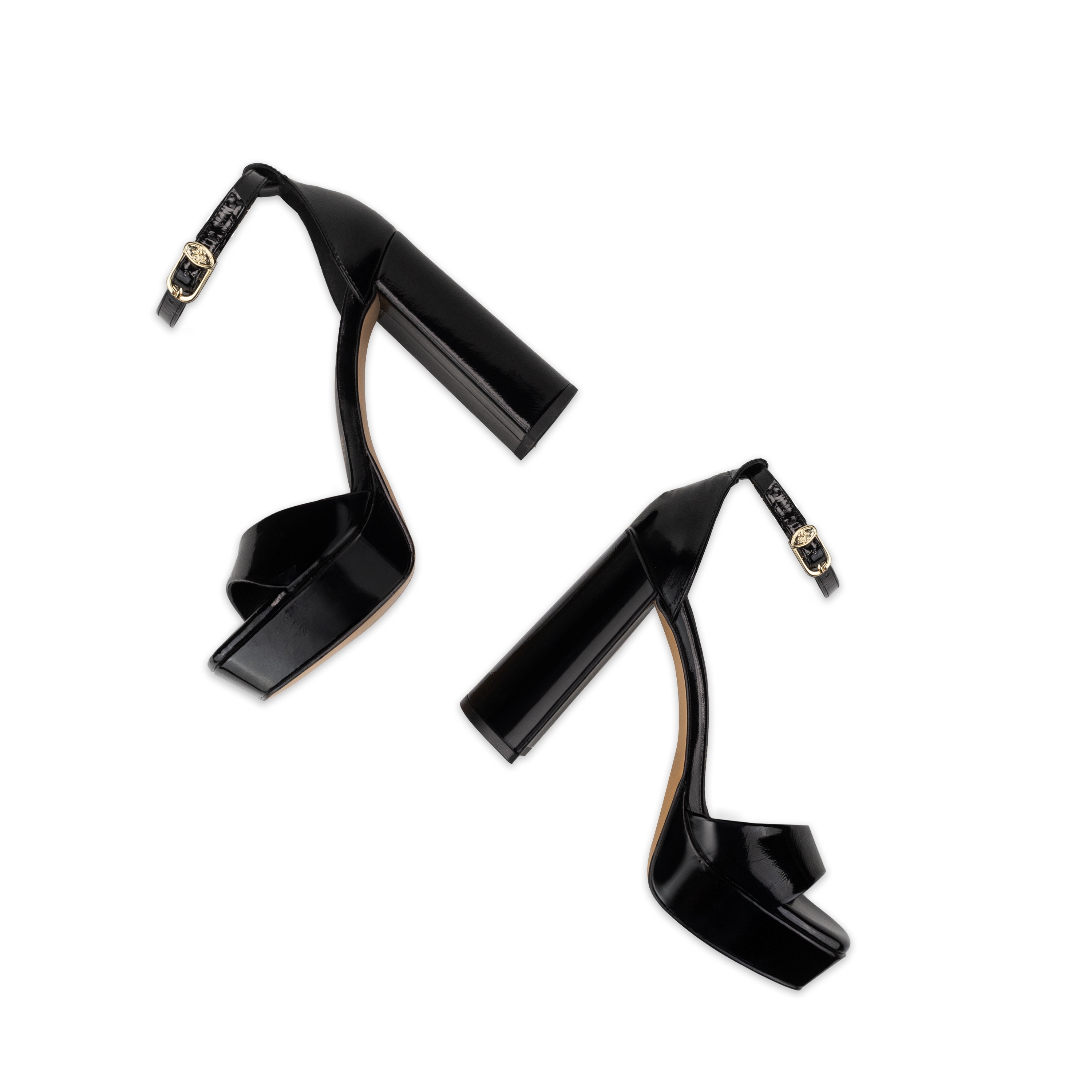 Zapatillas De Tacón Davenia De Piel Para Mujer Mod. Ava