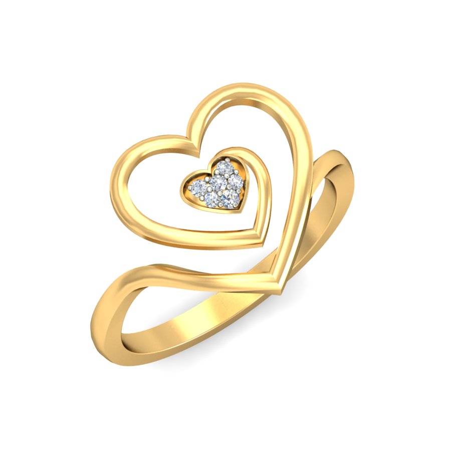 Anillo Corazón Eterno Joyería M de León Oro 10K